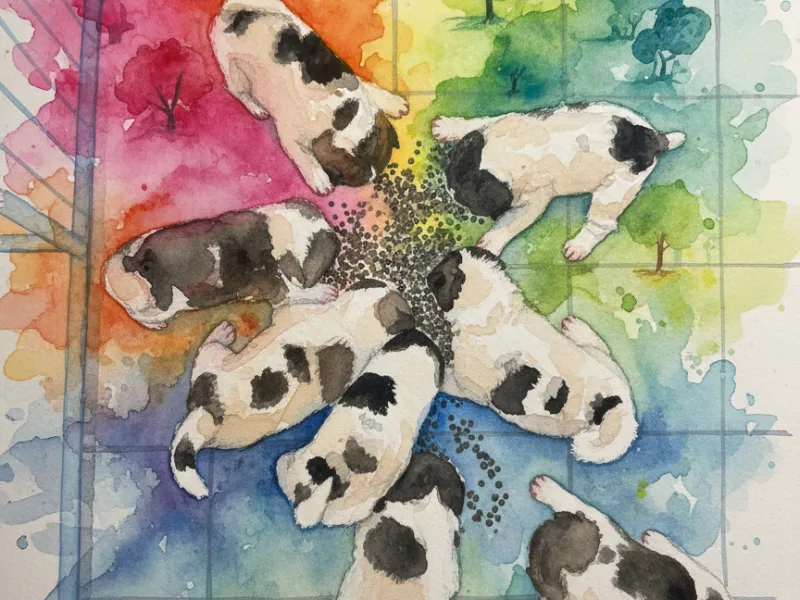 Painted Desert Akitas