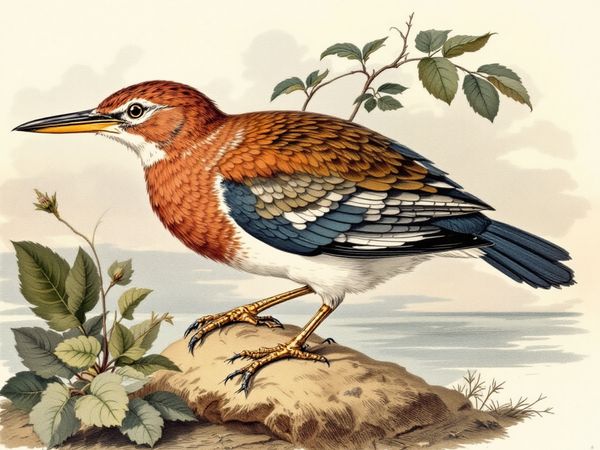 Egyptian Mau breed illustration in naturalist style